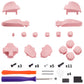 eXtremeRate DIY Replacement Full Set Buttons for Nintendo Switch 2 Pro Controller - Puffy Pink