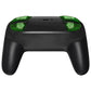 eXtremeRate DIY Replacement Full Set Buttons for Nintendo Switch Pro Controller - Crystal Clear Green
