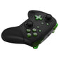 eXtremeRate DIY Replacement Full Set Buttons for Nintendo Switch Pro Controller - Crystal Clear Green
