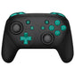 eXtremeRate DIY Replacement Full Set Buttons for Nintendo Switch Pro Controller - Crystal Emerald Green