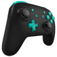 eXtremeRate DIY Replacement Full Set Buttons for Nintendo Switch Pro Controller - Crystal Emerald Green