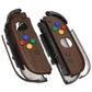 eXtremeRate DIY Replacement Full Set Shell Case with Buttons for Joycon 2 of Nintendo Switch 2 - Deluxe Version - Wood Grain
