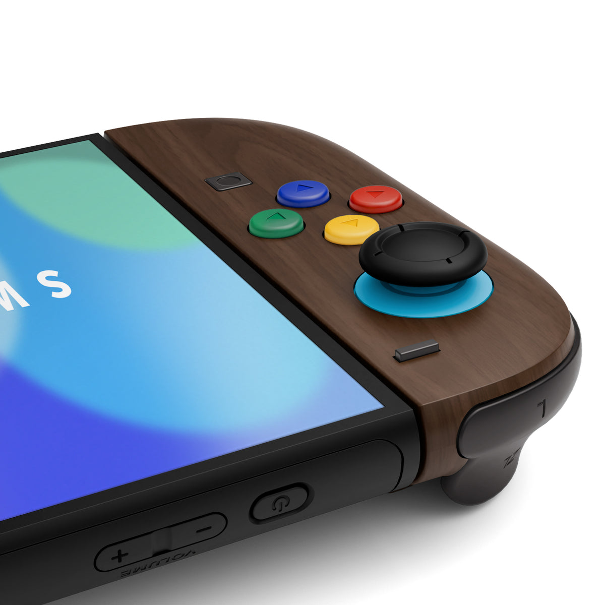 eXtremeRate DIY Replacement Full Set Shell Case with Buttons for Joycon 2 of Nintendo Switch 2 - Deluxe Version - Wood Grain