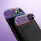 eXtremeRate DIY Replacement Full Set Shell Case with Buttons for Joycon 2 of Nintendo Switch 2 - Essence Version - Clear Atomic Purple