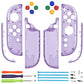 eXtremeRate DIY Replacement Full Set Shell Case with Buttons for Joycon 2 of Nintendo Switch 2 - Essence Version - Clear Atomic Purple