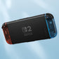 eXtremeRate DIY Replacement Full Set Shell Case with Buttons for Joycon 2 of Nintendo Switch 2 - Essence Version - Clear Blue & Orange