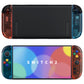 eXtremeRate DIY Replacement Full Set Shell Case with Buttons for Joycon 2 of Nintendo Switch 2 - Essence Version - Clear Blue & Orange
