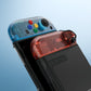 eXtremeRate DIY Replacement Full Set Shell Case with Buttons for Joycon 2 of Nintendo Switch 2 - Essence Version - Clear Blue & Orange