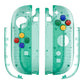 eXtremeRate DIY Replacement Full Set Shell Case with Buttons for Joycon 2 of Nintendo Switch 2 - Essence Version - Emerald Green