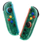 eXtremeRate DIY Replacement Full Set Shell Case with Buttons for Joycon 2 of Nintendo Switch 2 - Essence Version - Emerald Green