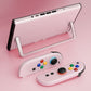 eXtremeRate DIY Replacement Full Set Shells with Buttons for Nintendo Switch 2 - Deluxe Version - Cherry Blossoms Pink