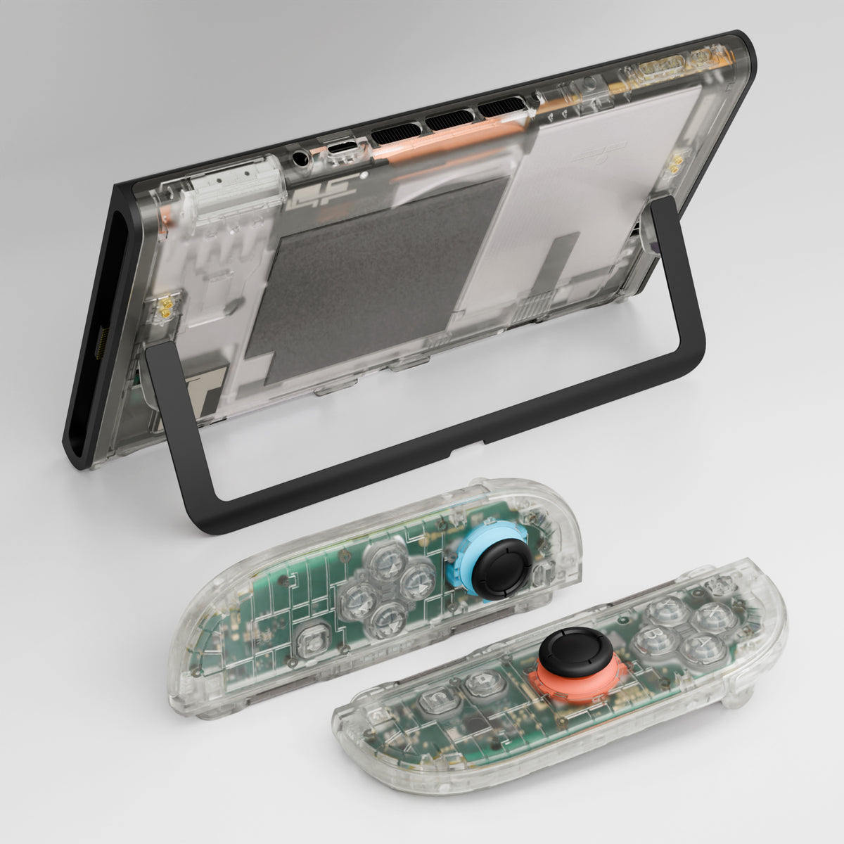 eXtremeRate DIY Replacement Full Set Shells with Buttons for Nintendo Switch 2 - Deluxe Version - Glow in Dark - Green