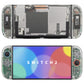 eXtremeRate DIY Replacement Full Set Shells with Buttons for Nintendo Switch 2 - Deluxe Version - Glow in Dark - Green