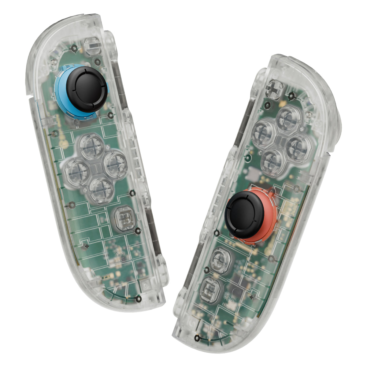 eXtremeRate DIY Replacement Full Set Shells with Buttons for Nintendo Switch 2 - Deluxe Version - Glow in Dark - Green