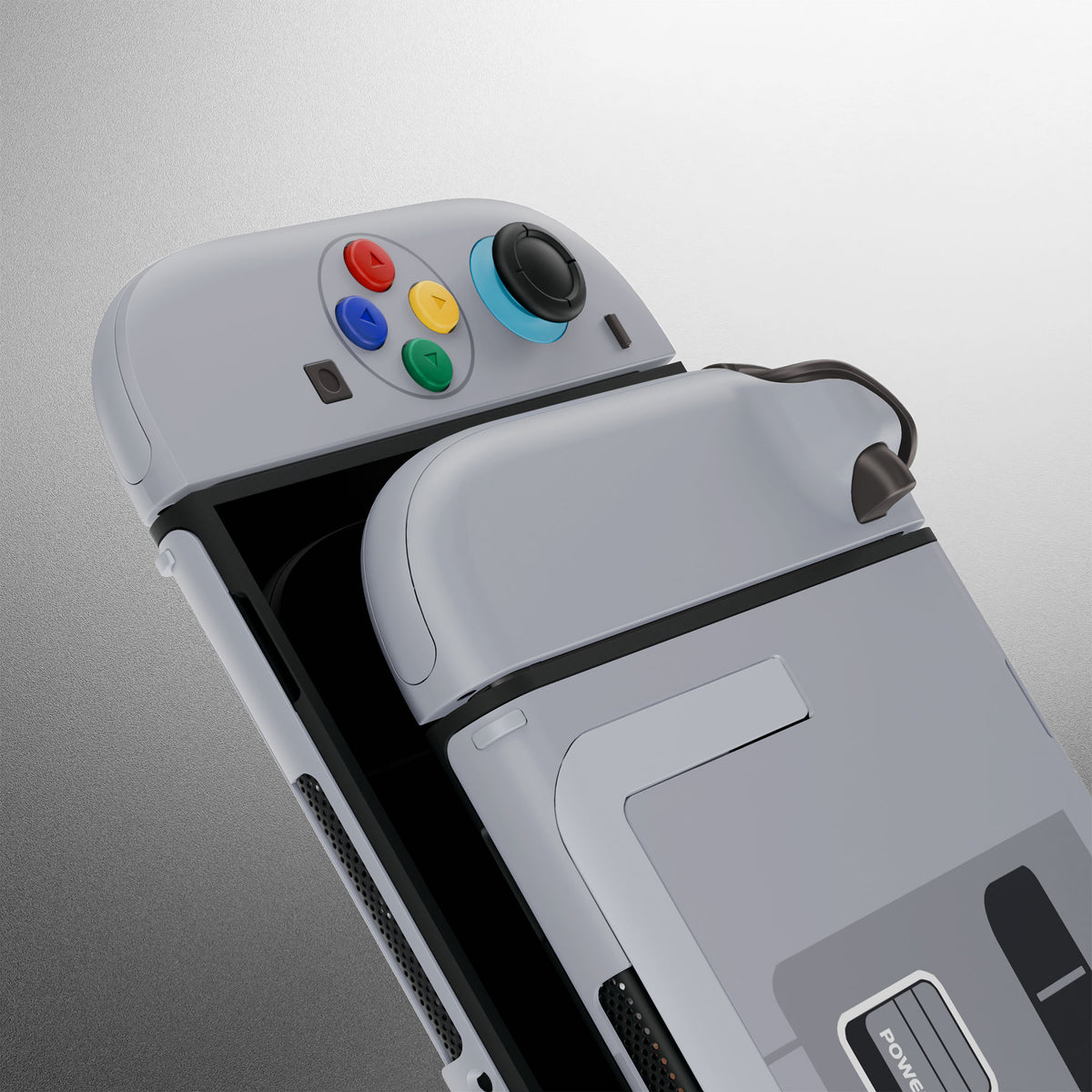 eXtremeRate DIY Replacement Full Set Shells with Buttons for Nintendo Switch 2 - Deluxe Version - SFC SNES Classic EU Style