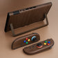 eXtremeRate DIY Replacement Full Set Shells with Buttons for Nintendo Switch 2 - Deluxe Version - Wood Grain