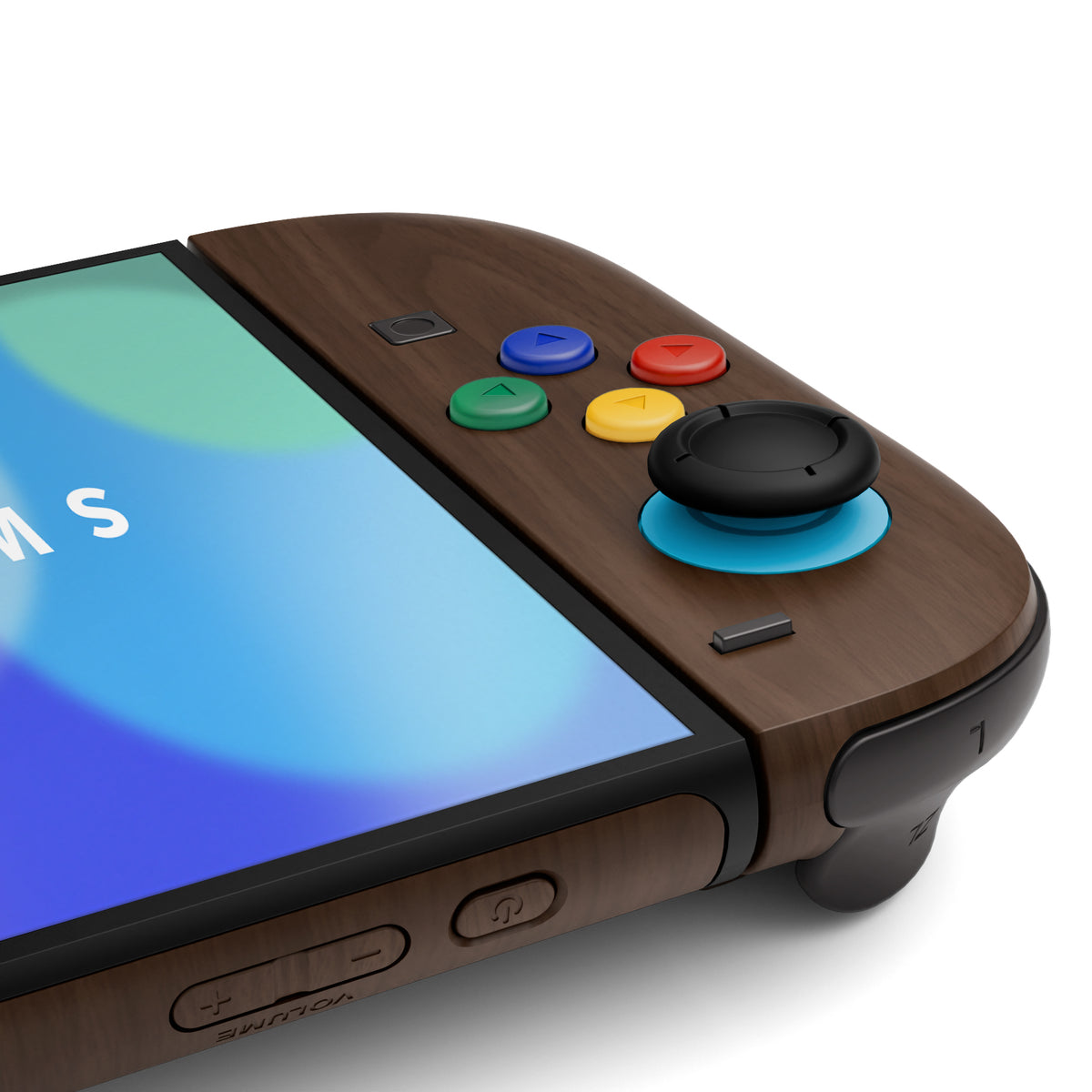 eXtremeRate DIY Replacement Full Set Shells with Buttons for Nintendo Switch 2 - Deluxe Version - Wood Grain