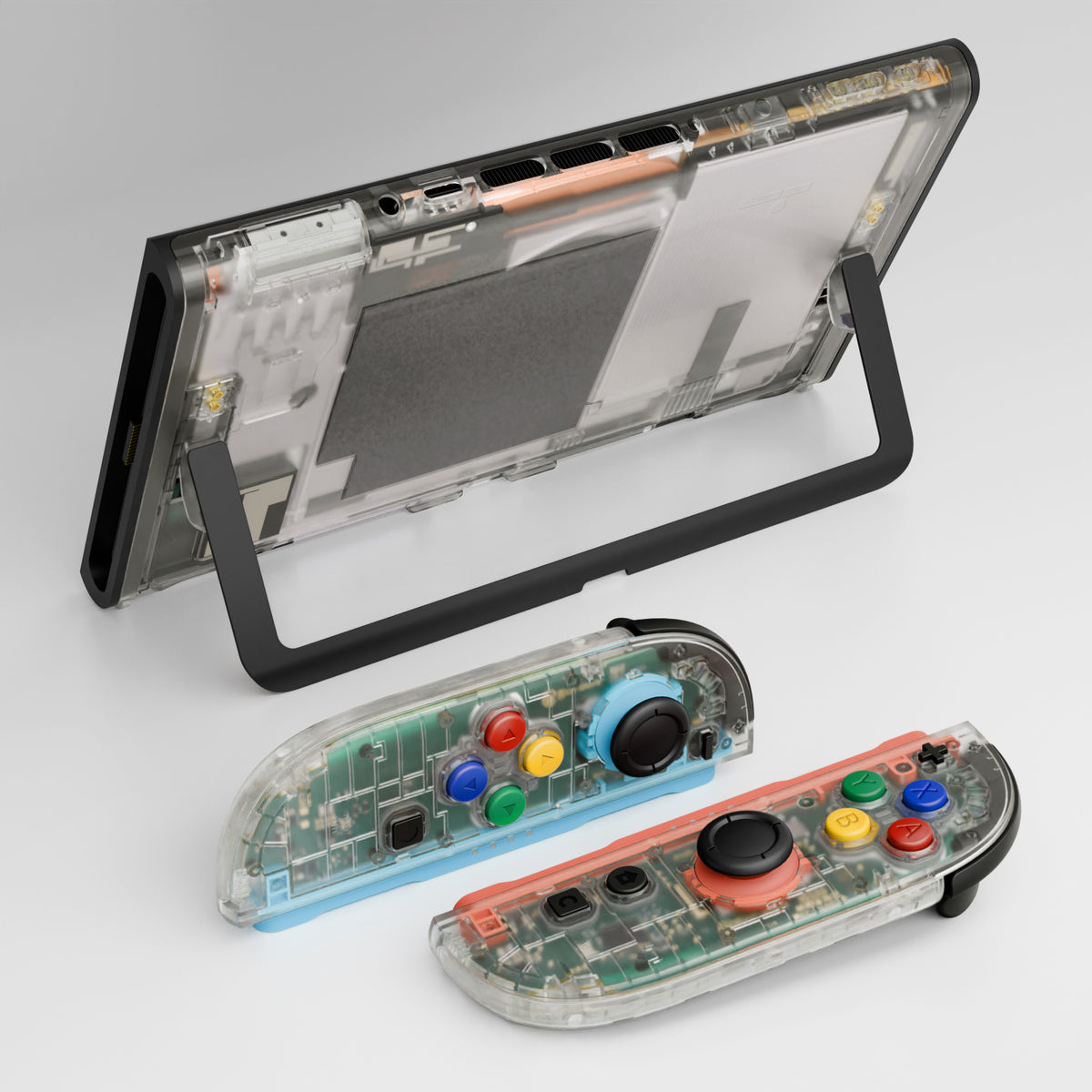 eXtremeRate DIY Replacement Full Set Shells with Buttons for Nintendo Switch 2 - Essence Version - Glow in Dark - Green