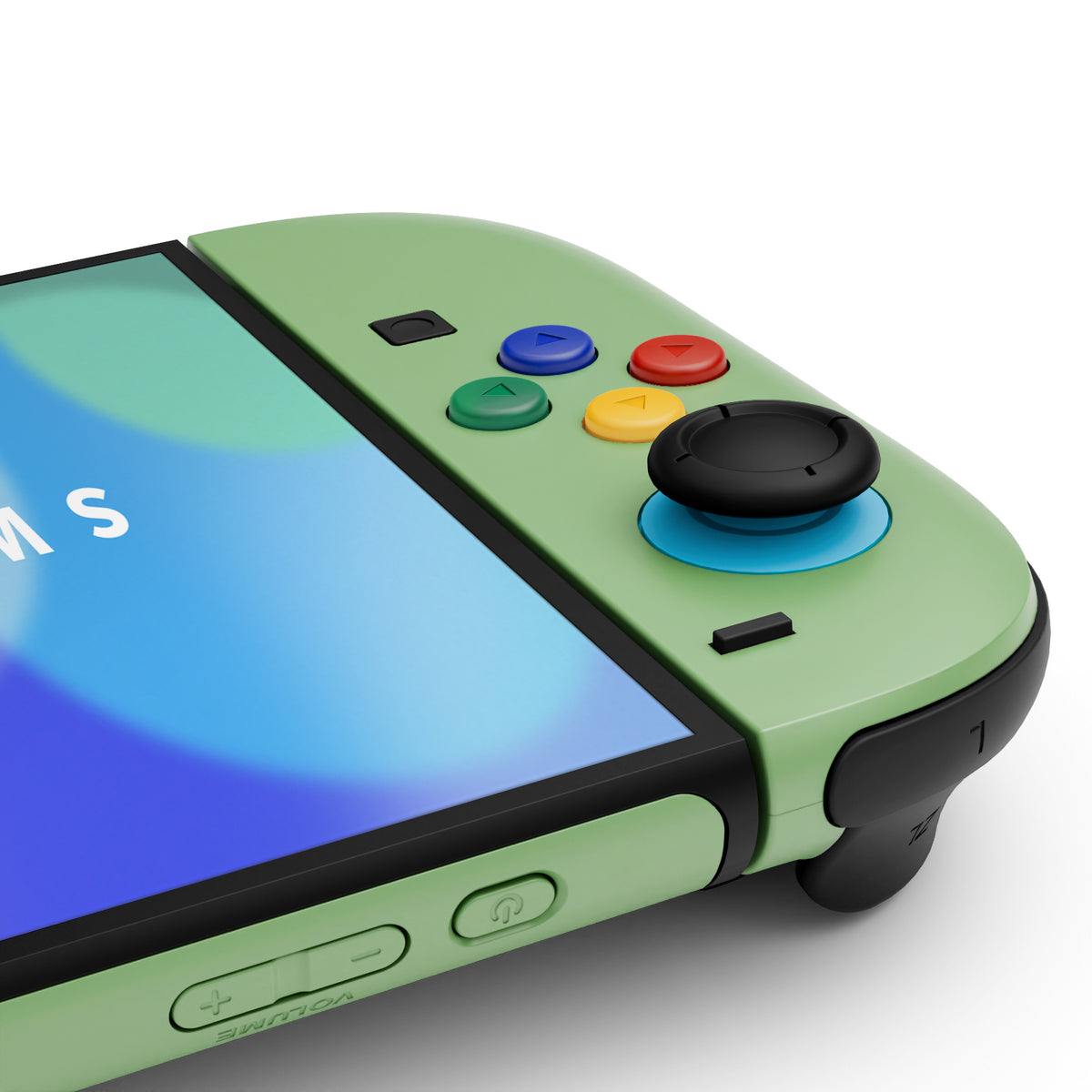 eXtremeRate DIY Replacement Full Set Shells with Buttons for Nintendo Switch 2 - Essence Version - Matcha Green