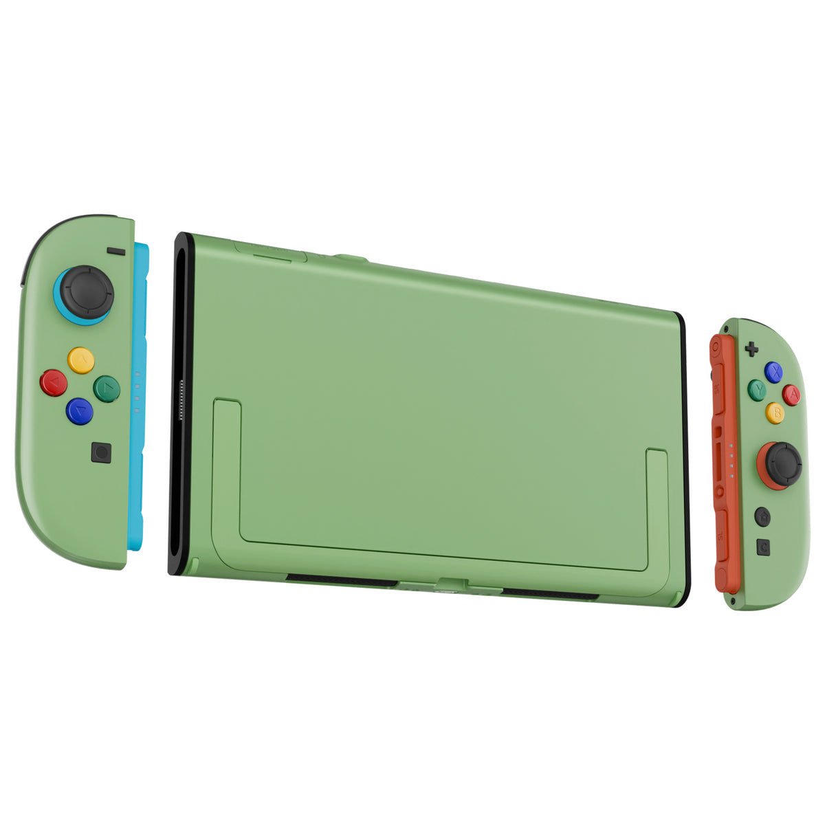 eXtremeRate DIY Replacement Full Set Shells with Buttons for Nintendo Switch 2 - Essence Version - Matcha Green