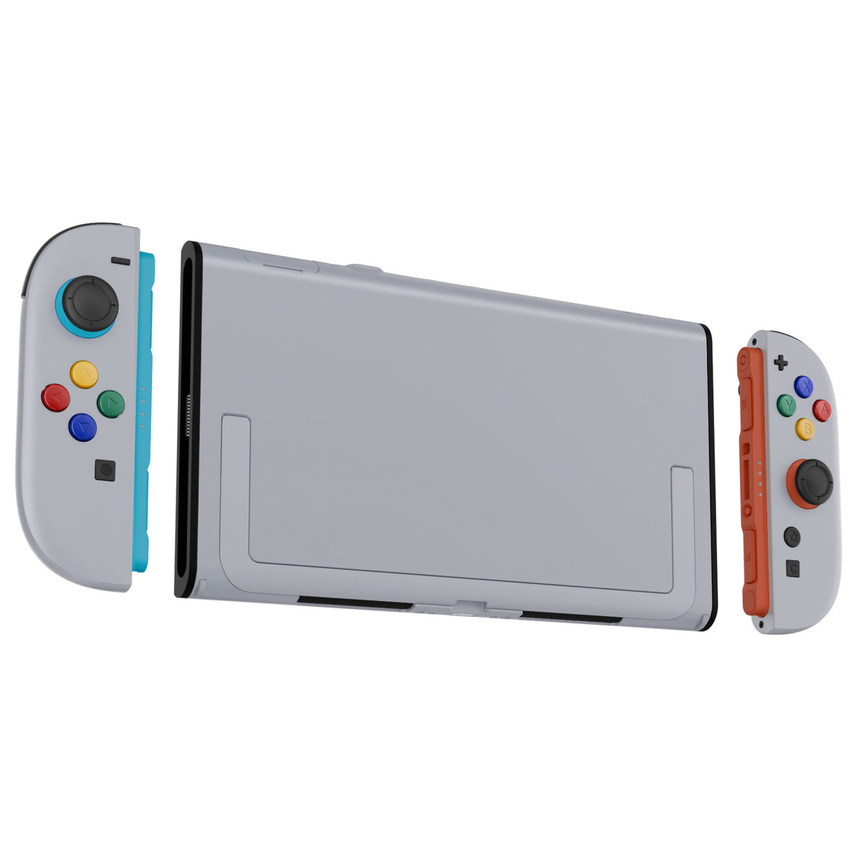 eXtremeRate DIY Replacement Full Set Shells with Buttons for Nintendo Switch 2 - Essence Version - New Hope Gray