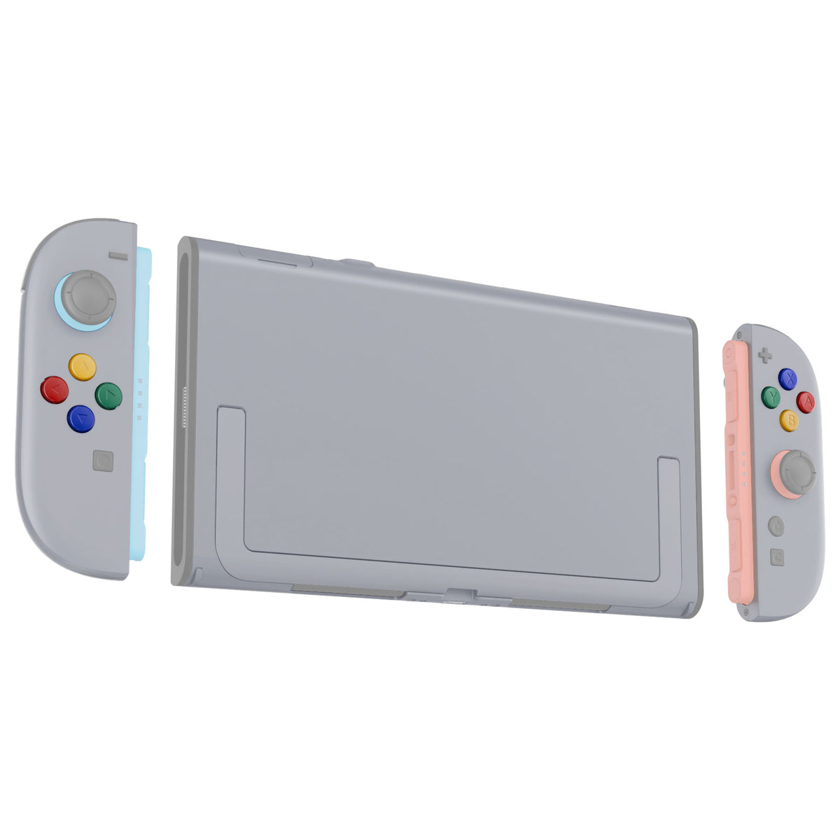 eXtremeRate DIY Replacement Full Set Shells with Buttons for Nintendo Switch 2 - Essence Version - New Hope Gray