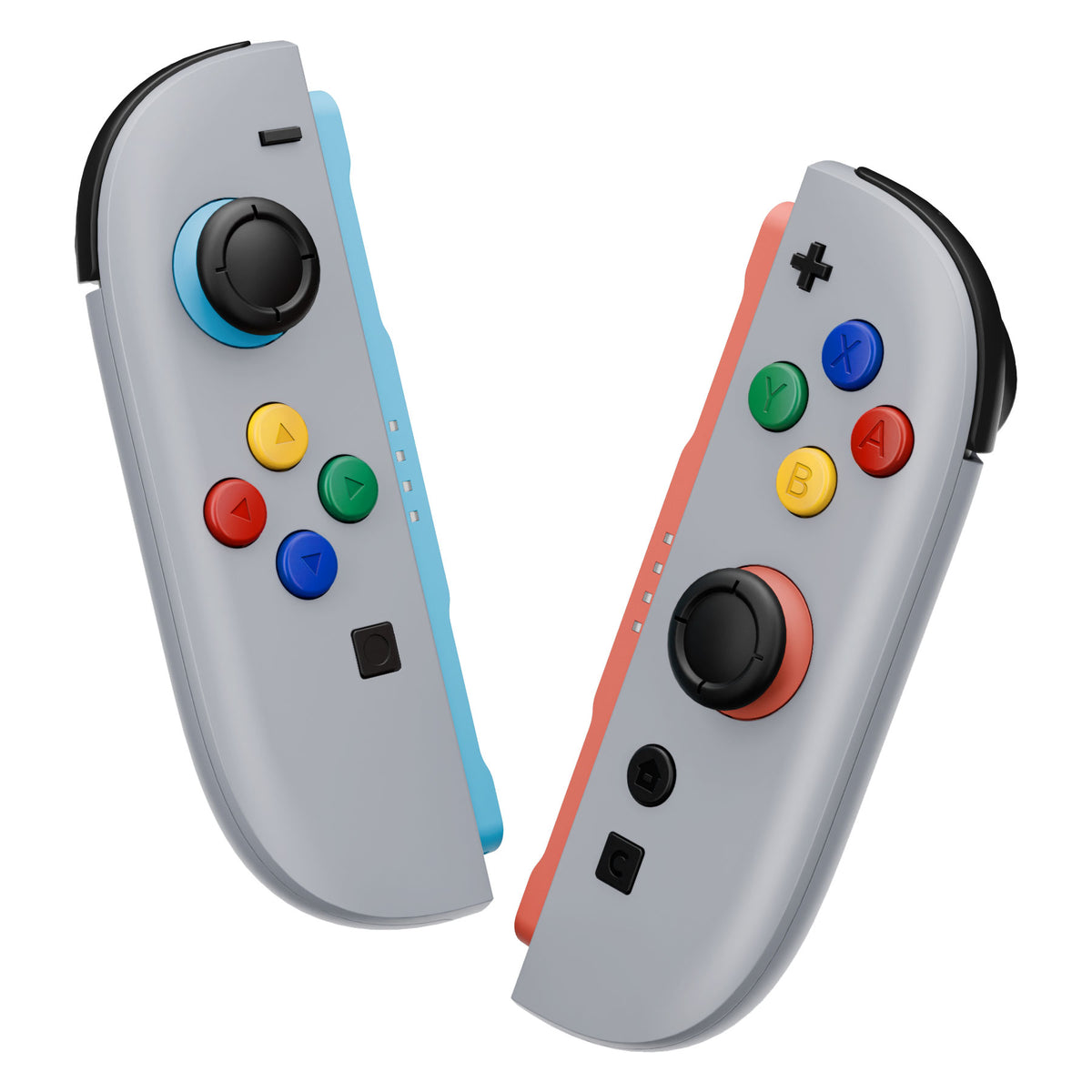 eXtremeRate DIY Replacement Full Set Shells with Buttons for Nintendo Switch 2 - Essence Version - New Hope Gray