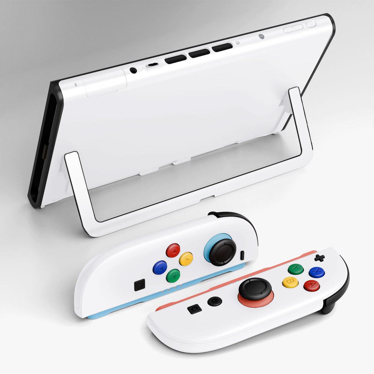 eXtremeRate DIY Replacement Full Set Shells with Buttons for Nintendo Switch 2 - Essence Version - White