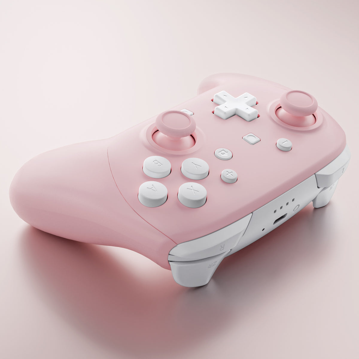 eXtremeRate DIY Replacement Full Set Shells with Buttons for Nintendo Switch 2 Pro Controller - Cherry Blossoms Pink