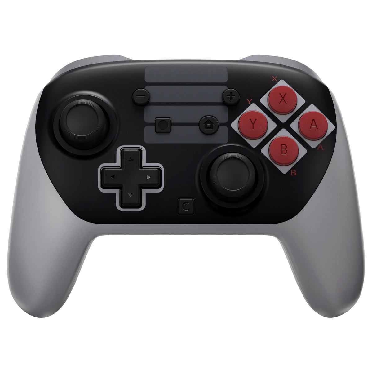 eXtremeRate DIY Replacement Full Set Shells with Buttons for Nintendo Switch 2 Pro Controller - Classic NES Style