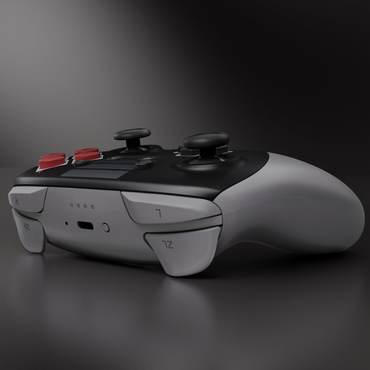 eXtremeRate DIY Replacement Full Set Shells with Buttons for Nintendo Switch 2 Pro Controller - Classic NES Style