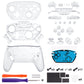 eXtremeRate DIY Replacement Full Set Shells with Buttons for Nintendo Switch 2 Pro Controller - Clear