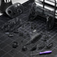eXtremeRate DIY Replacement Full Set Shells with Buttons for Nintendo Switch 2 Pro Controller - Clear Slate Black