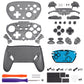 eXtremeRate DIY Replacement Full Set Shells with Buttons for Nintendo Switch 2 Pro Controller - Clear Slate Black