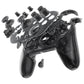 eXtremeRate DIY Replacement Full Set Shells with Buttons for Nintendo Switch 2 Pro Controller - Clear Slate Black