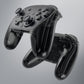 eXtremeRate DIY Replacement Full Set Shells with Buttons for Nintendo Switch 2 Pro Controller - Clear Slate Black