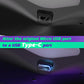 eXtremeRate Dawn Type-C Version Remap Kit for PS4 Slim Pro Controller JDM-040/050/055 - Textured Black eXtremeRate