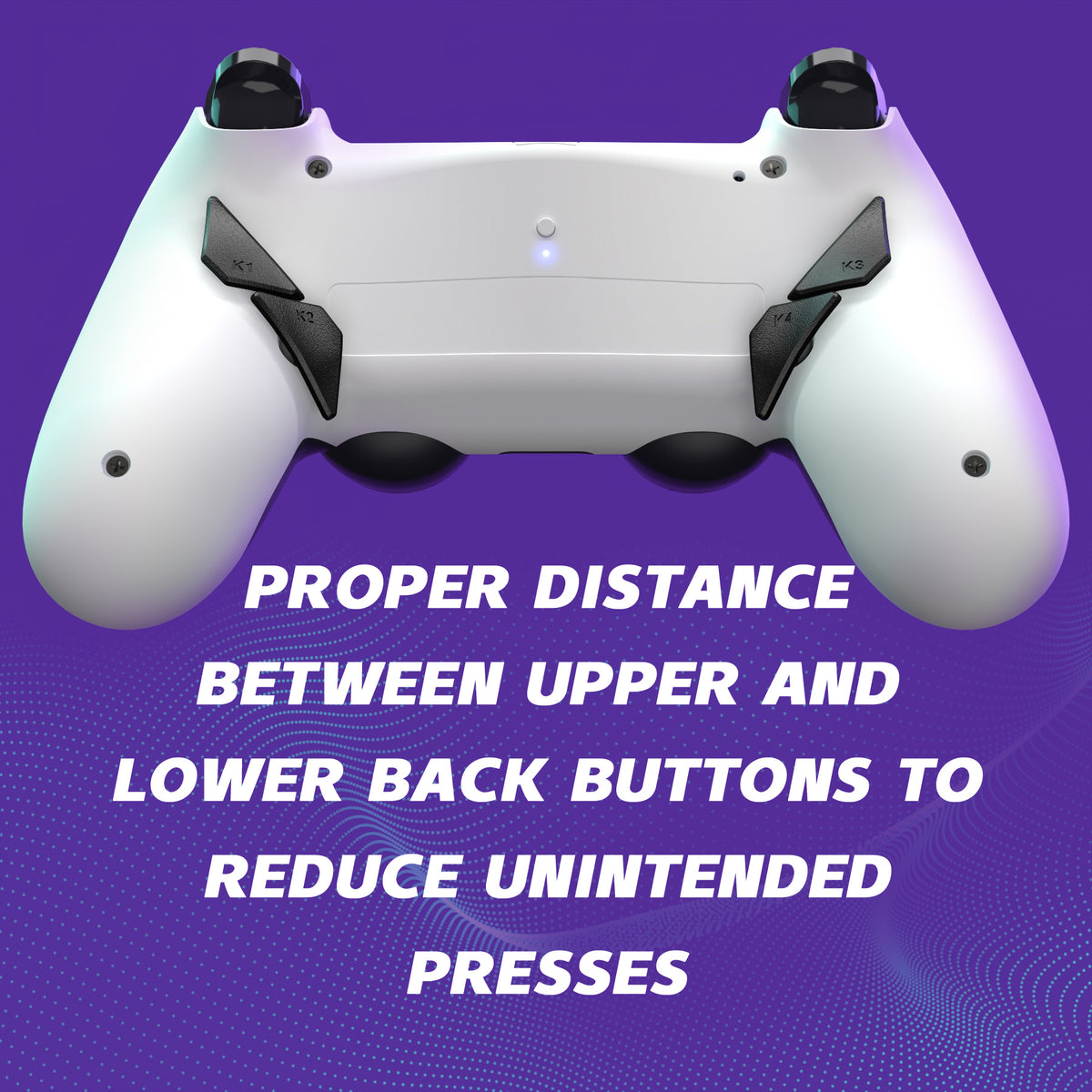 eXtremeRate Dawn Type-C Version Remap Kit for PS4 Slim Pro Controller JDM-040/050/055 - White