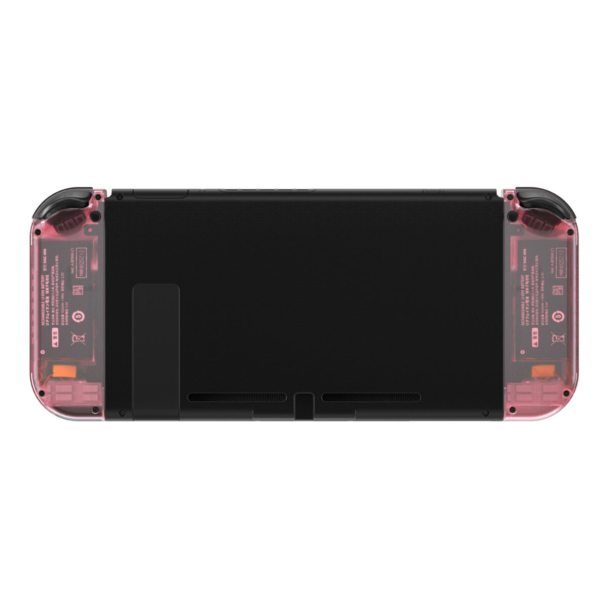 eXtremeRate Dpad Version Replacement Full Set Shell Case with Buttons for Joycon of NS Switch - Cherry Pink