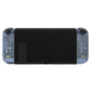 eXtremeRate Dpad Version Replacement Full Set Shell Case with Buttons for Joycon of NS Switch - Clear Glacier Blue