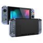 eXtremeRate Dpad Version Replacement Full Set Shell Case with Buttons for Joycon of NS Switch - Clear Glacier Blue