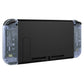 eXtremeRate Dpad Version Replacement Full Set Shell Case with Buttons for Joycon of NS Switch - Clear Glacier Blue