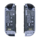 eXtremeRate Dpad Version Replacement Full Set Shell Case with Buttons for Joycon of NS Switch - Clear Glacier Blue