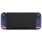eXtremeRate Dpad Version Replacement Full Set Shell Case with Buttons for Joycon of NS Switch - Gradient Translucent Bluebell