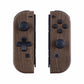 eXtremeRate Dpad Version Replacement Full Set Shell Case with Buttons for Joycon of NS Switch - Wood Grain