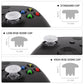 EDGE Sticks Replacement Interchangeable Thumbsticks for Xbox Series X/S & Xbox Core & Xbox One X/S & Xbox Elite V1 & NS Switch Pro Controller - Clear eXtremeRate
