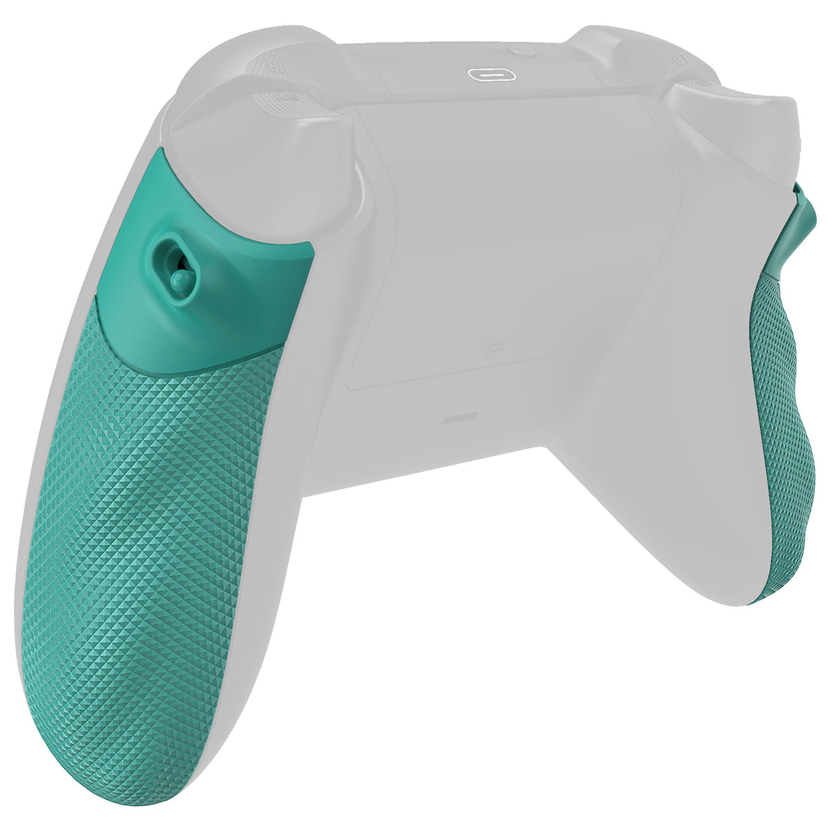 eXtremeRate FLEXOR Rubberized Side Rails Grips Trigger Stop Kit for Xbox Series X/S Controller & Xbox Core Controller - Teal Green eXtremeRate