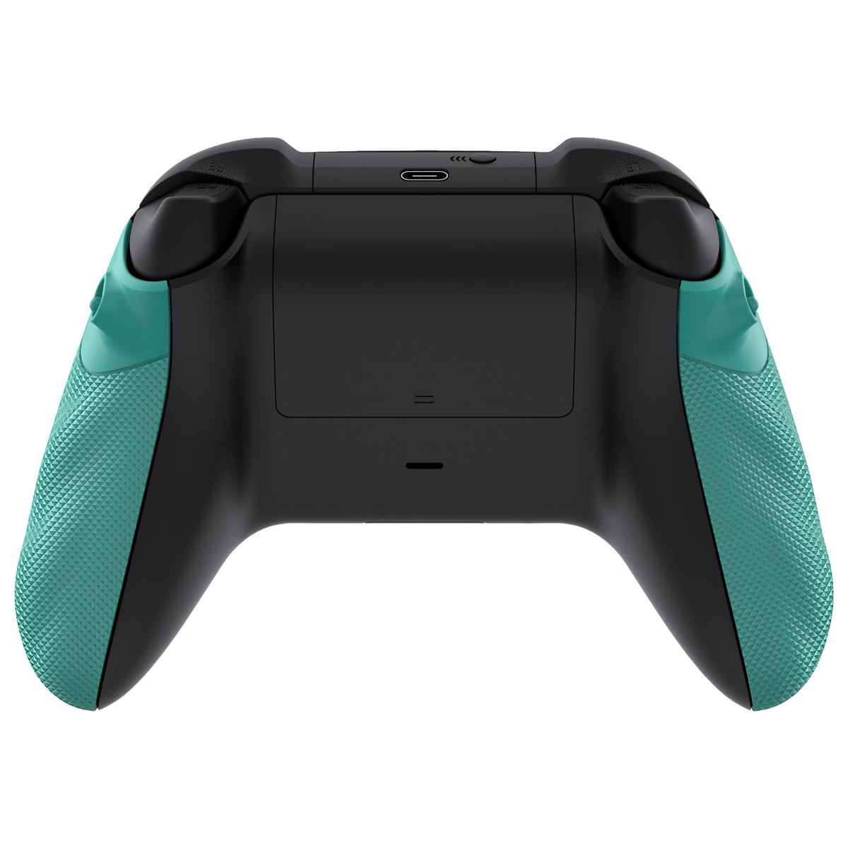 eXtremeRate FLEXOR Rubberized Side Rails Grips Trigger Stop Kit for Xbox Series X/S Controller & Xbox Core Controller - Teal Green eXtremeRate
