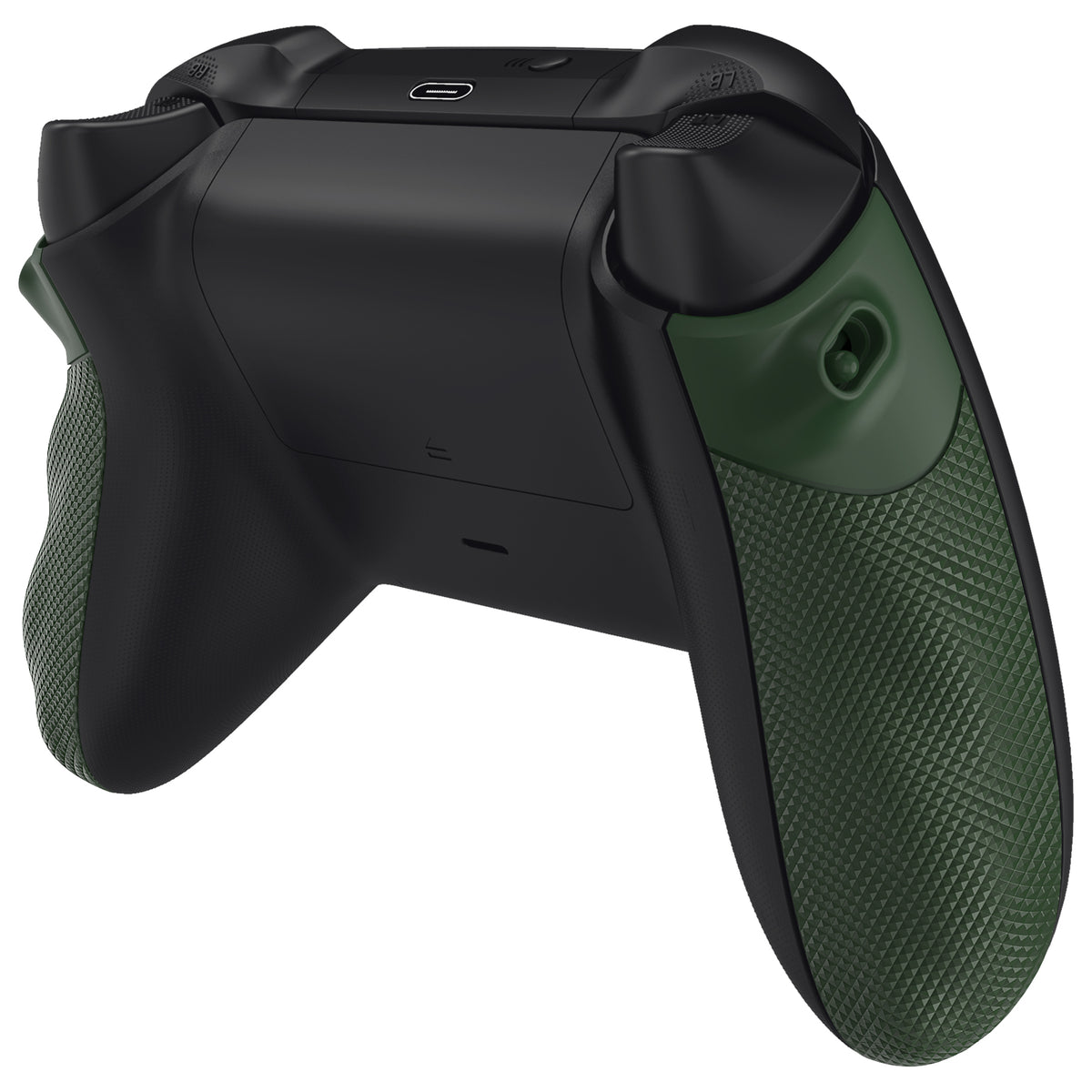 eXtremeRate FLEXOR Rubberized Side Rails Grips Trigger Stop Kit for Xbox Series X/S Controller & Xbox Core Controller - Deep Pine