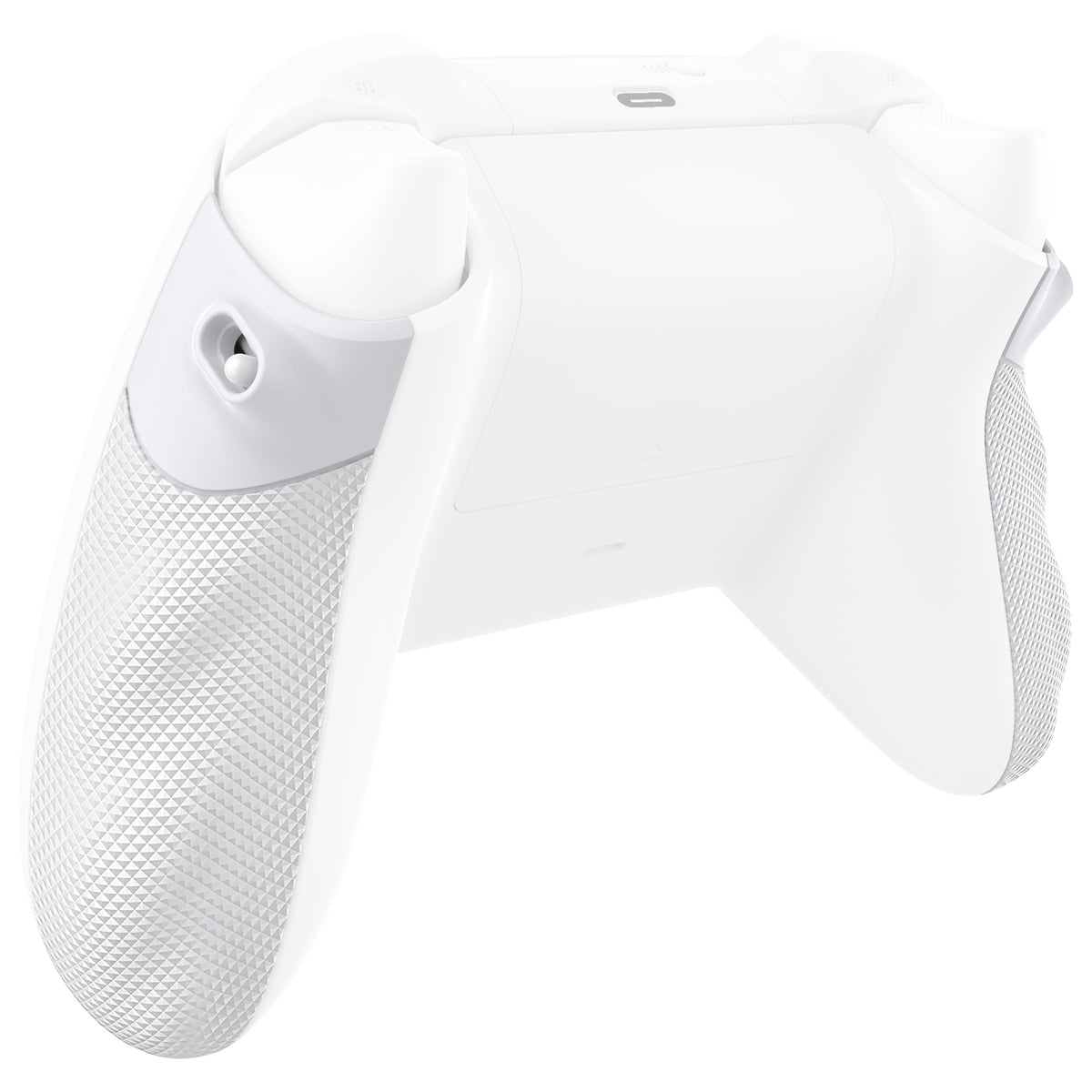 eXtremeRate FLEXOR Rubberized Side Rails Grips Trigger Stop Kit for Xbox Series X/S Controller & Xbox Core Controller - Frosted White